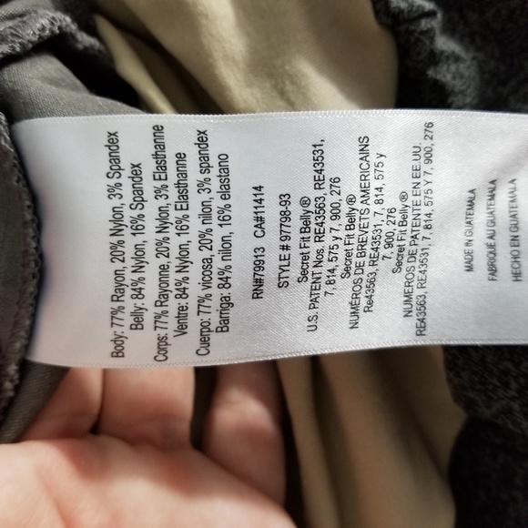 MOTHERHOOD | secret belly fit gray skinny pant - Picture 6 of 7